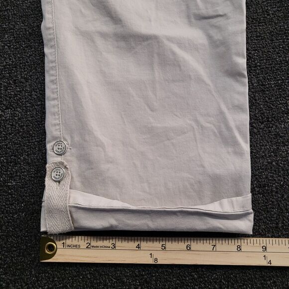 Gloria Vanderbilt Womens 14 (37x20) Denim Skimmer Cuffed Capris Pants - Picture 9 of 12